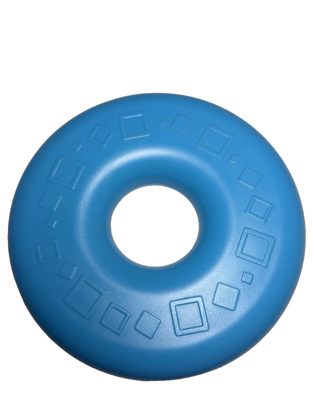 Fisher Price Giant Rock- A-Stack Blue Ring Square Print Replacement Ring Toy